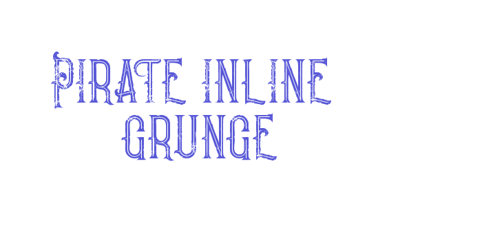 Pirate inline  grunge Font Download