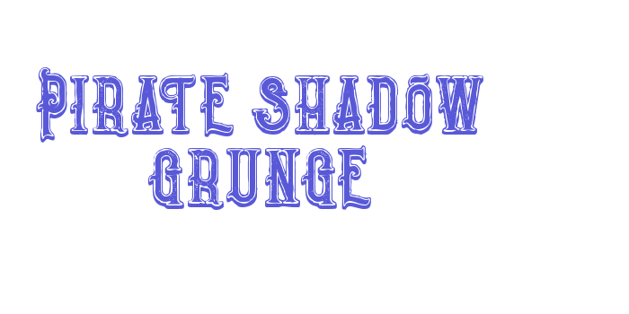 Pirate shadow grunge Font Download