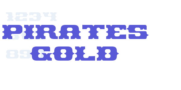 Pirates Gold font free