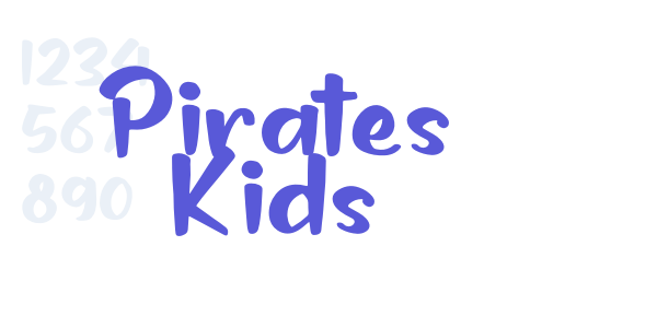 Pirates Kids font free