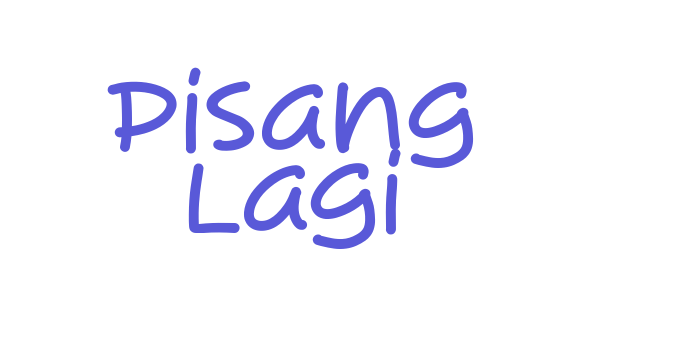 Pisang Lagi Font Download