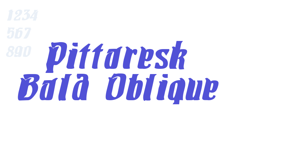 Pittoresk Bold Oblique-font-download