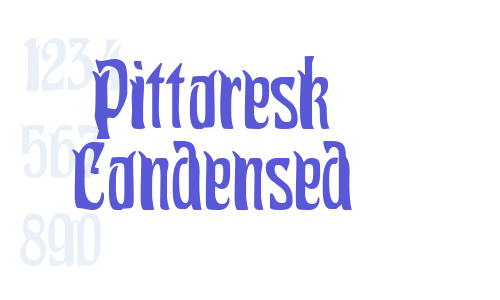 Pittoresk Condensed Font Download