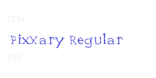 PixXary Regular-font-download