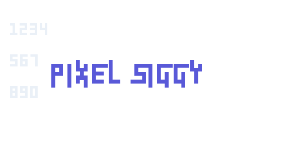 Pixel Siggy font free