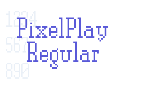 PixelPlay Regular Font Download