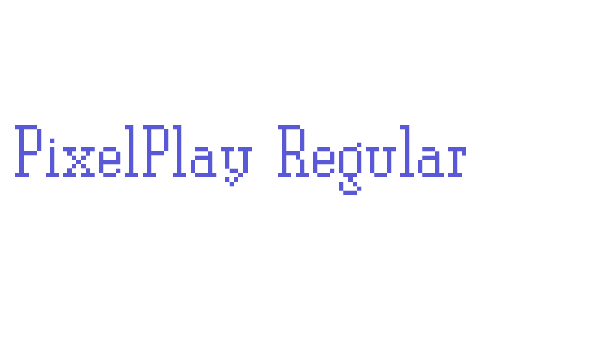 PixelPlay Regular Font Download