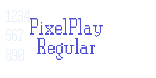 PixelPlay Regular-font-download