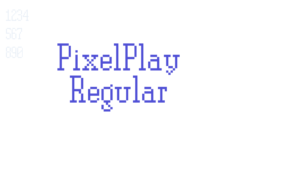 PixelPlay Regular-font-download