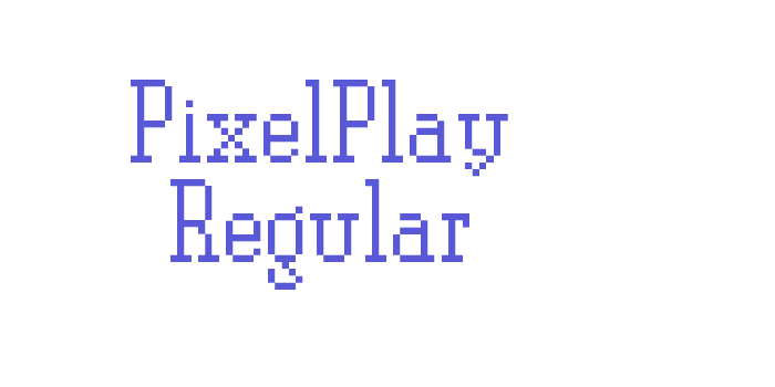 PixelPlay Regular Font