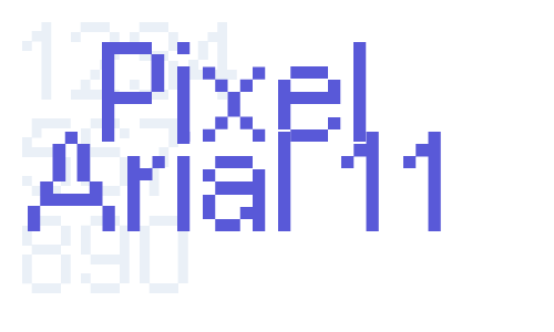 Pixel Arial 11 Font Download