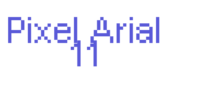 Pixel Arial 11 Font Download