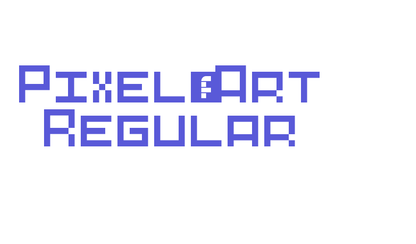 Pixel-Art Regular Font Download