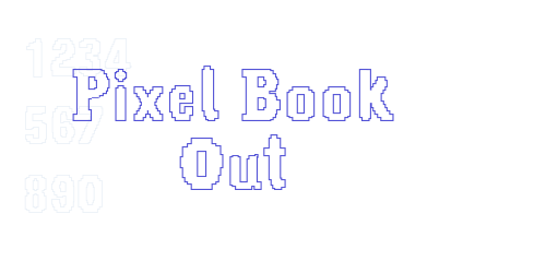 Pixel Book Out-font-download