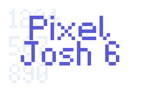 Pixel Josh 6 Font Download