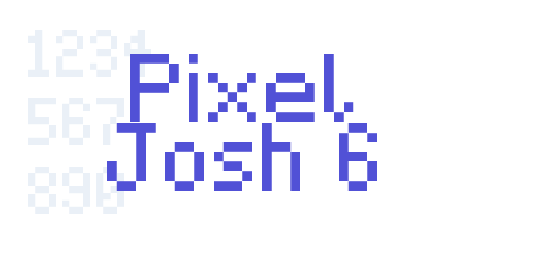 Pixel Josh 6-font-download