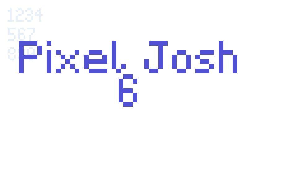 Pixel Josh 6-font-download