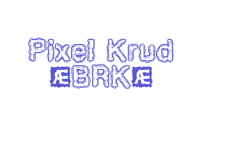 Pixel Krud (BRK) Font Download