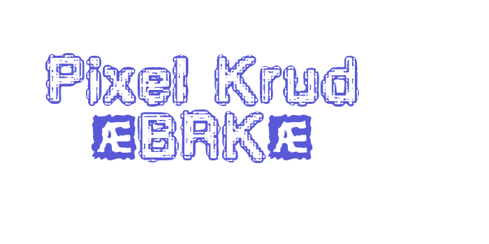 Pixel Krud (BRK) Font Download