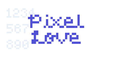 Pixel Love-font-download