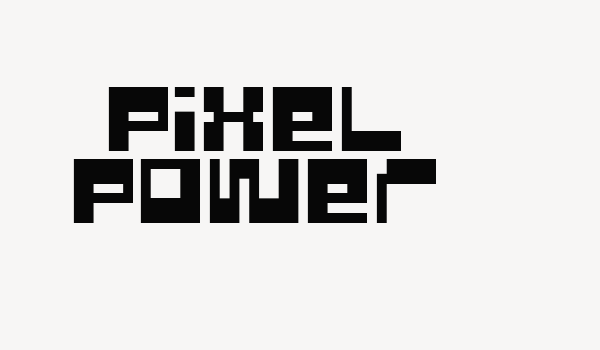 Pixel Power Font