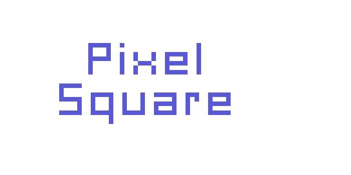 Pixel Square Font Download