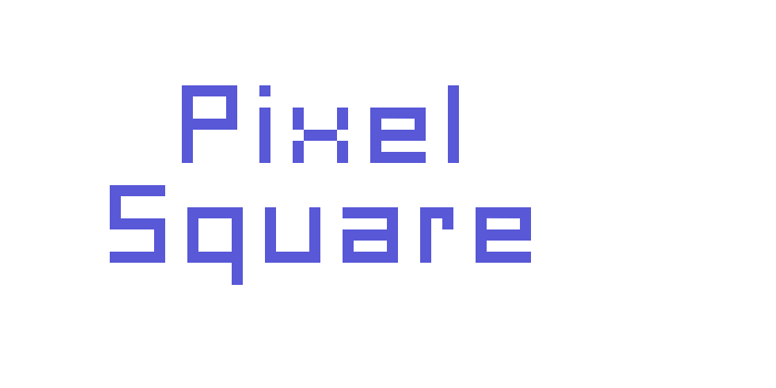 Pixel Square Font