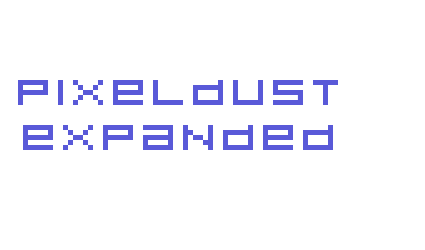 Pixeldust Expanded Font Download