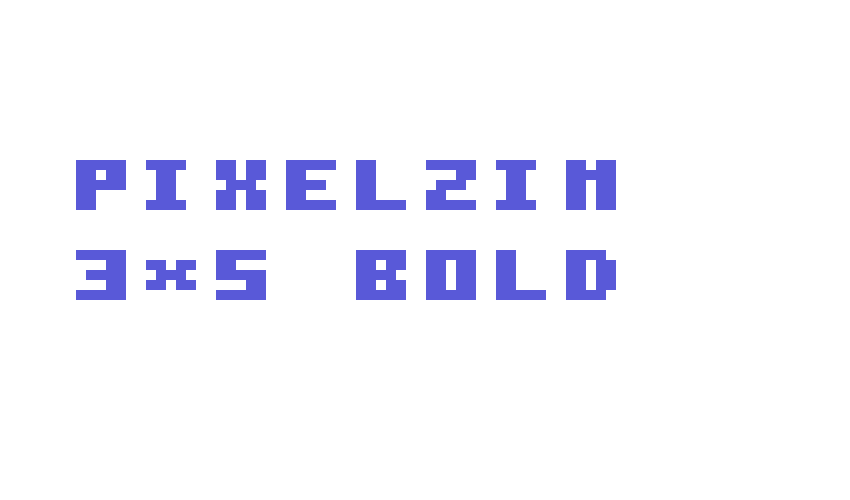 Pixelzim 3×5 Bold Font Download