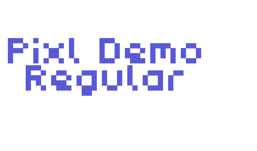 Pixl Demo Regular Font Download