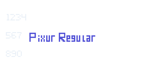Pixur Regular-font-download