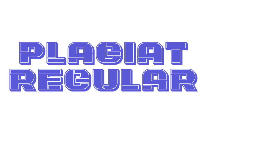 Plagiat Regular Font