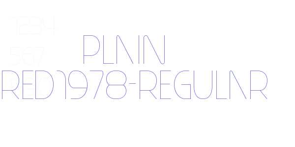 Plain Cred1978-Regular font free