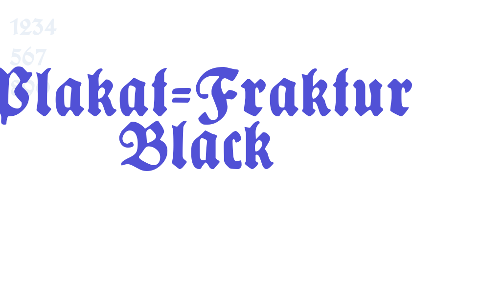 Plakat-Fraktur Black-font-download