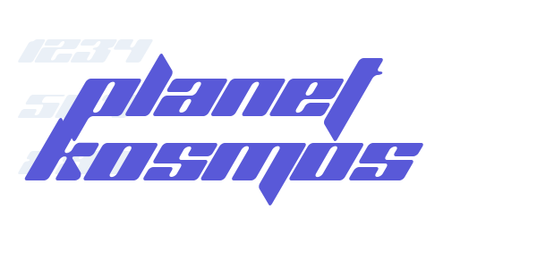 Planet Kosmos font