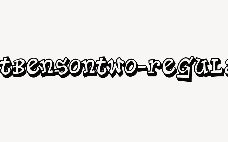 PlanetBensonTwo-Regular Font