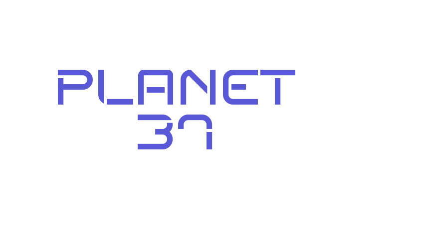 Planet 37 Font Download