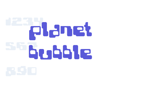 Planet Bubble Font Download