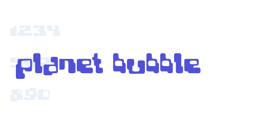 Planet Bubble-font-download