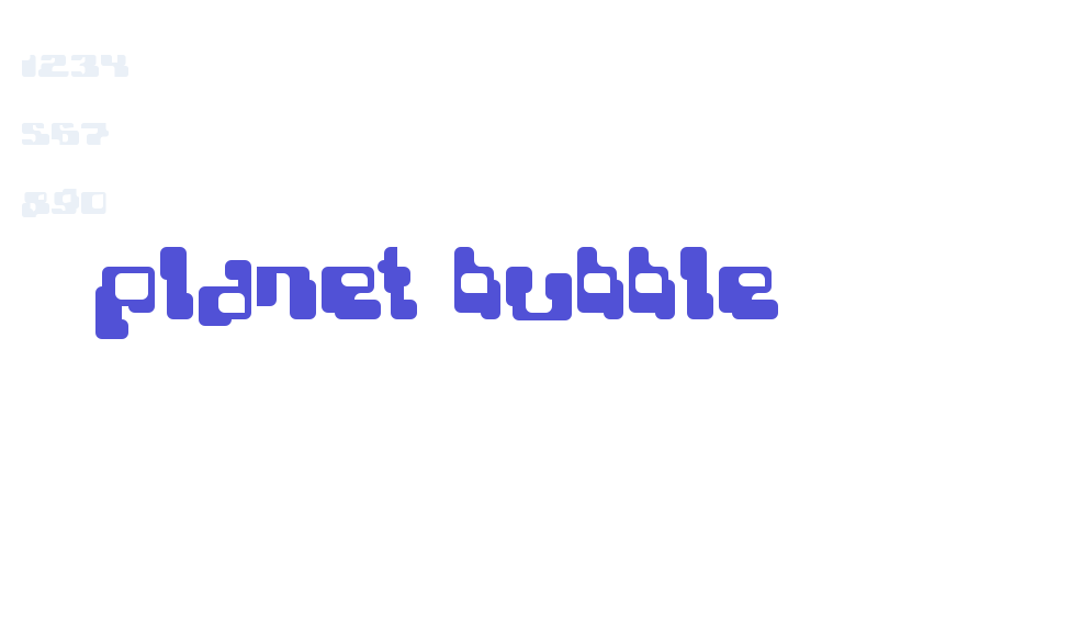 Planet Bubble-font-download