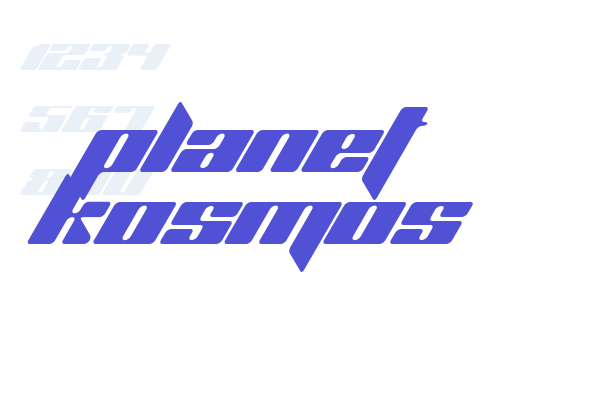 Planet Kosmos Font Download