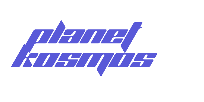 Planet Kosmos Font Download