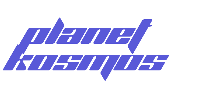 Planet Kosmos Font