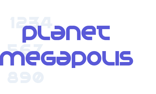 Planet Megapolis Font Download