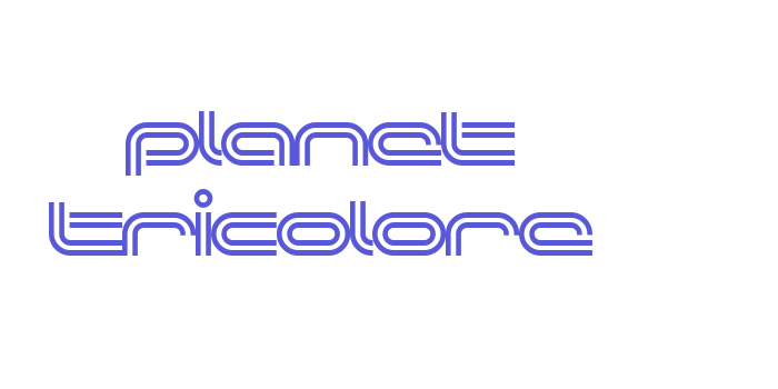 Planet TriColore Font Download