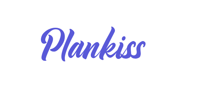 Plankiss Font Download