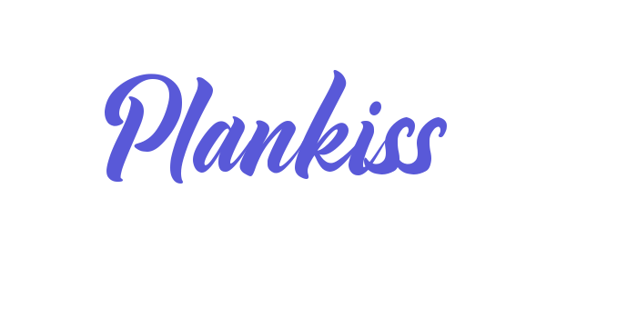 Plankiss Font