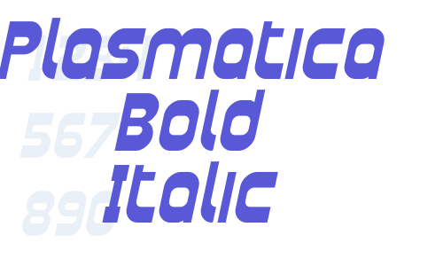 Plasmatica Bold Italic Font Download