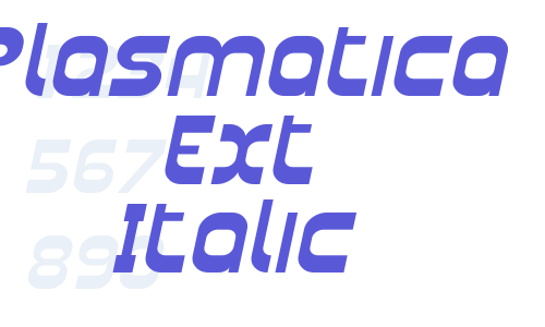 Plasmatica Ext Italic Font Download