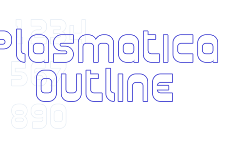 Plasmatica Outline Font Download